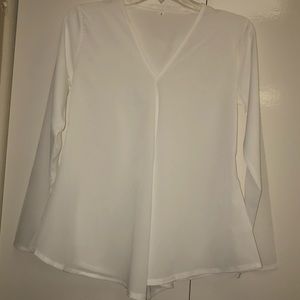 Long Sleeved White Blouse